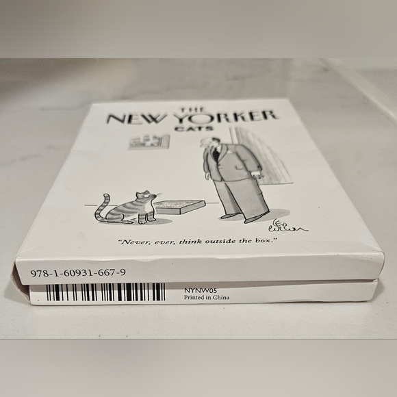 The New Yorker Cat Cartoons Notecard Wallet Pack of 10 Cards & Envelopes Blank - Picture 8 of 8